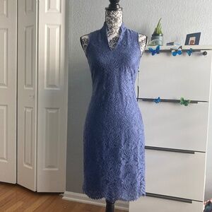 NWT Vince Camuto Women's Lace Bodycon Dress with Scallop Hem